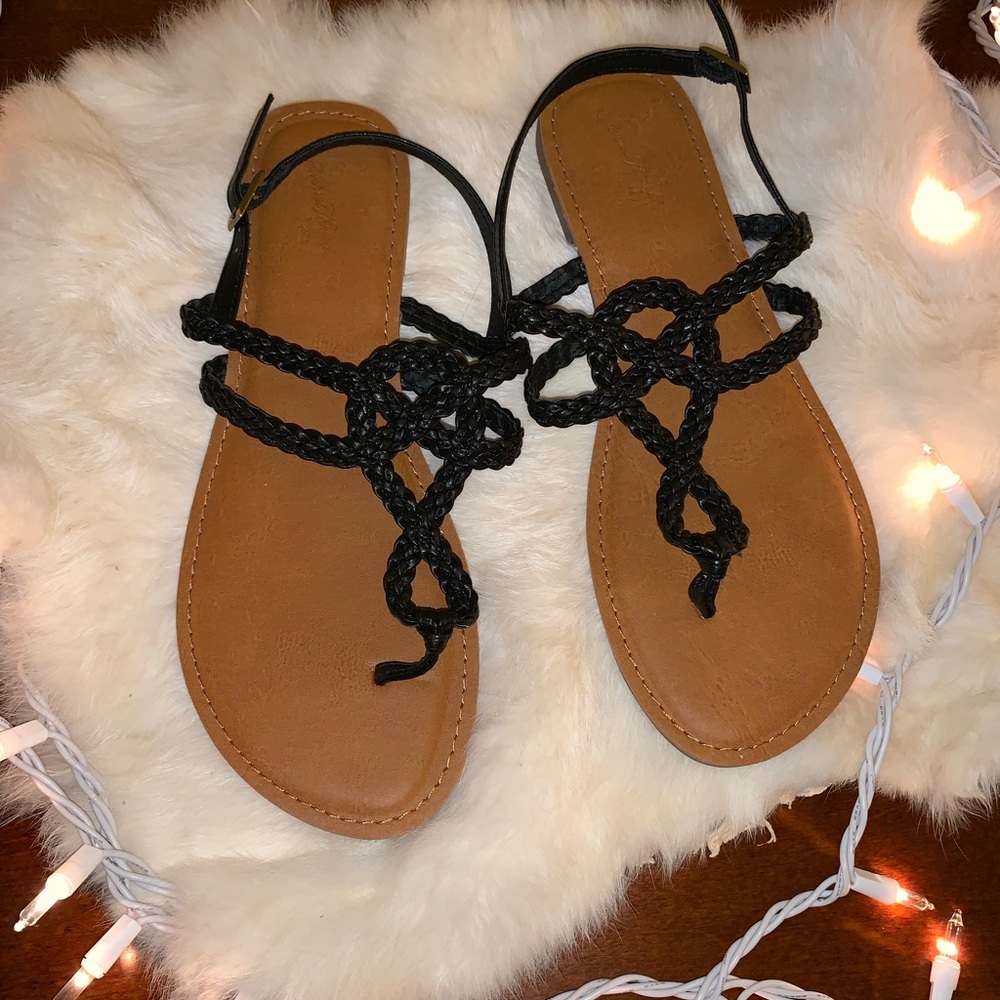 Black sandals